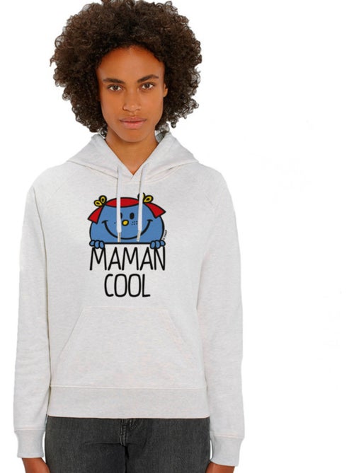 Sweat à capuche Femme - MAMAN COOL - Kiabi