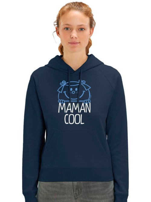 Sweat à capuche Femme - MAMAN COOL - Kiabi