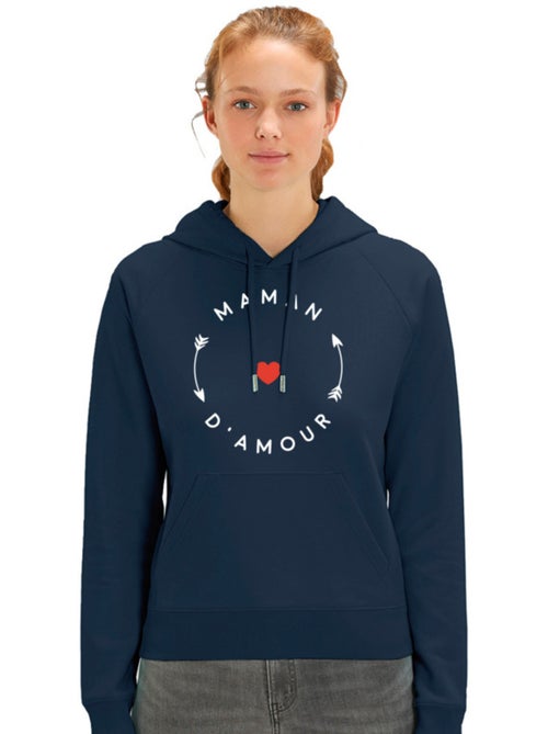 Sweat à capuche Femme - MAMAN D'AMOUR 2 MPT - Kiabi Sweat à capuche Femme - MAMAN D'AMOUR 2 MPT - Kiabi