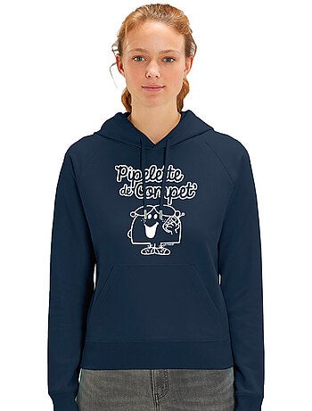 Sweat à capuche Femme - PIPELETTE DE COMPET'
