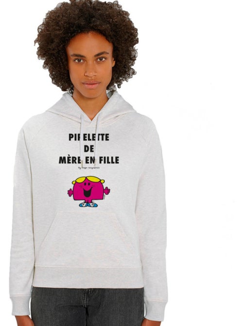 Sweat à capuche Femme - PIPELETTE DE MÈRE EN FILLE 2 - Kiabi