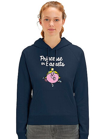 Sweat à capuche Femme - PRINCESSE EN BASKET