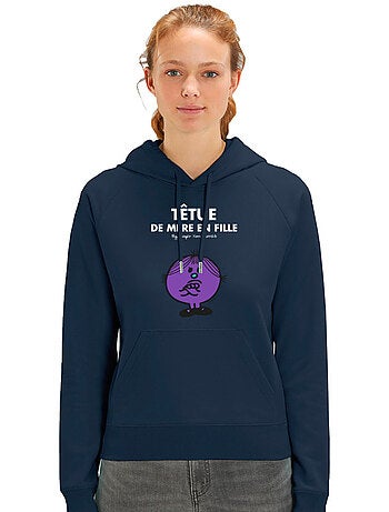 Sweat à capuche Femme - TÊTUE DE MÈRE EN FILLE