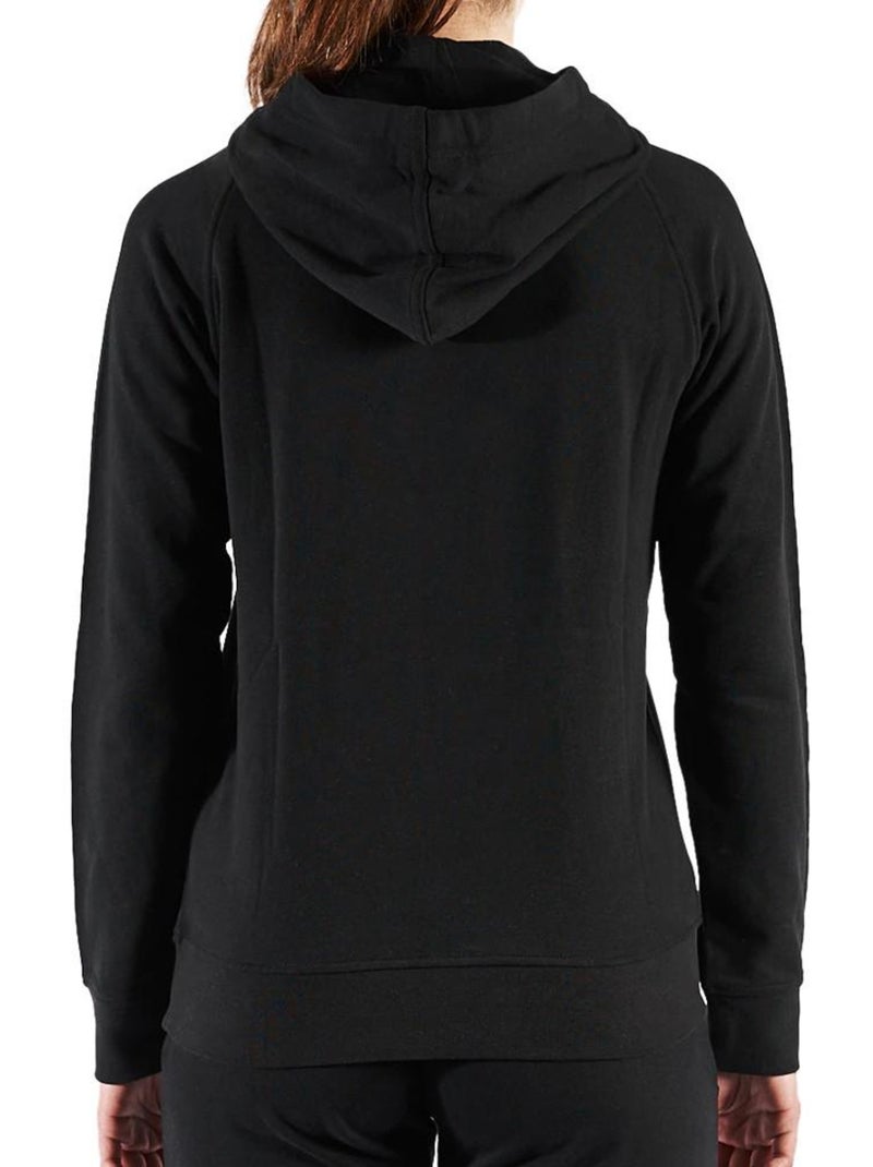 Sweat à capuche femme kappa Noir - Kiabi