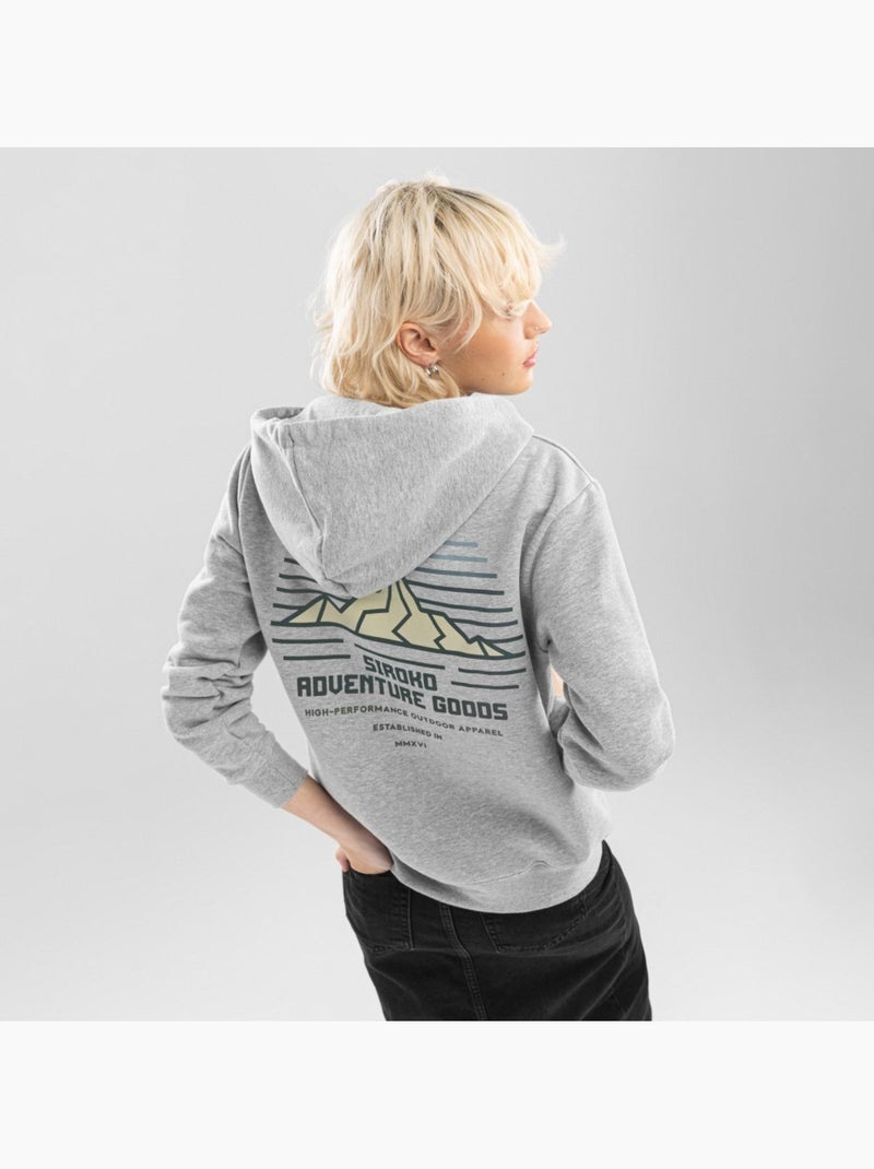 Sweat à capuche femme lifestyle femme cumbre-w Blanc Gris - Kiabi