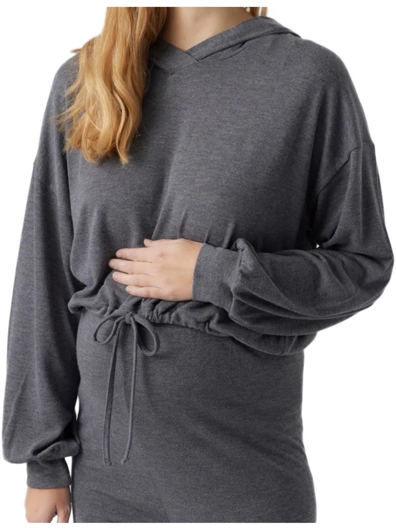 Sweat à Capuche Femme Mamalicious Bleu marine - Kiabi