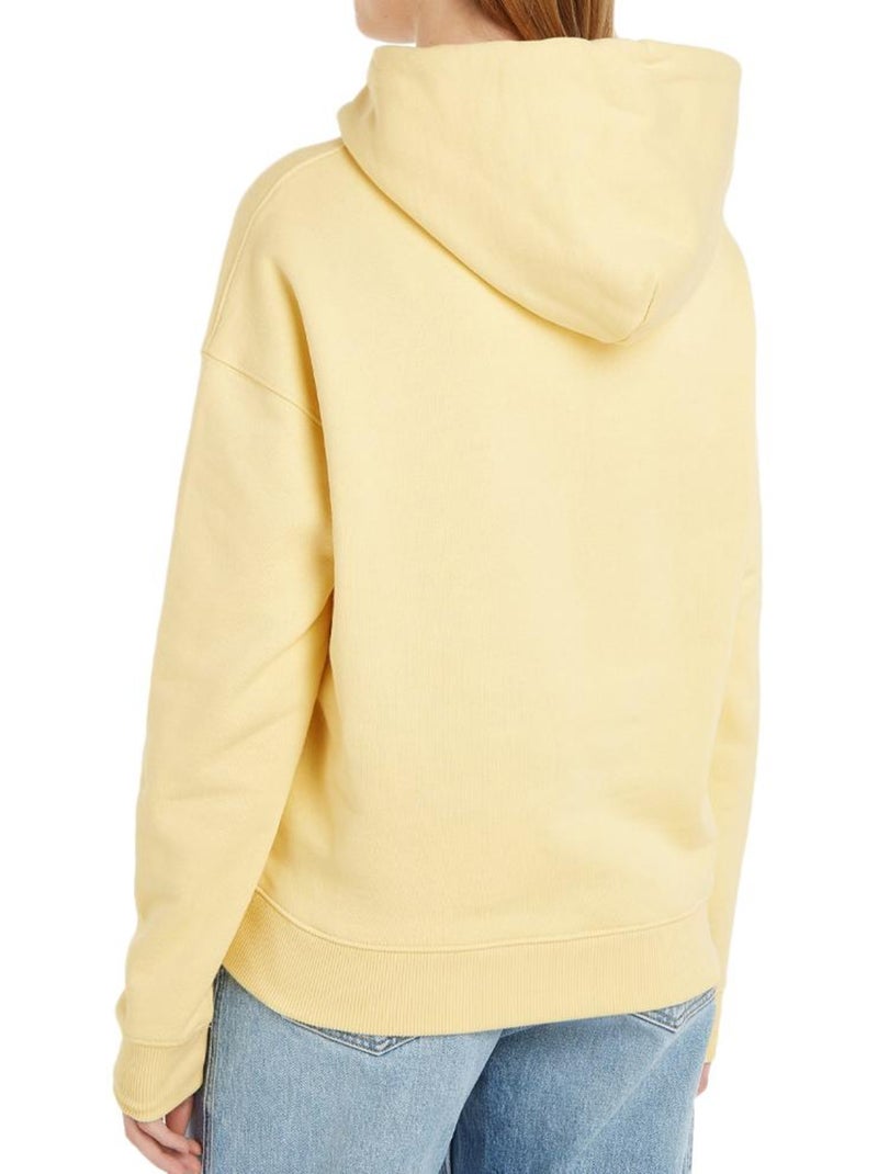 Sweat à capuche Femme Tommy Hilfiger Jaune - Kiabi