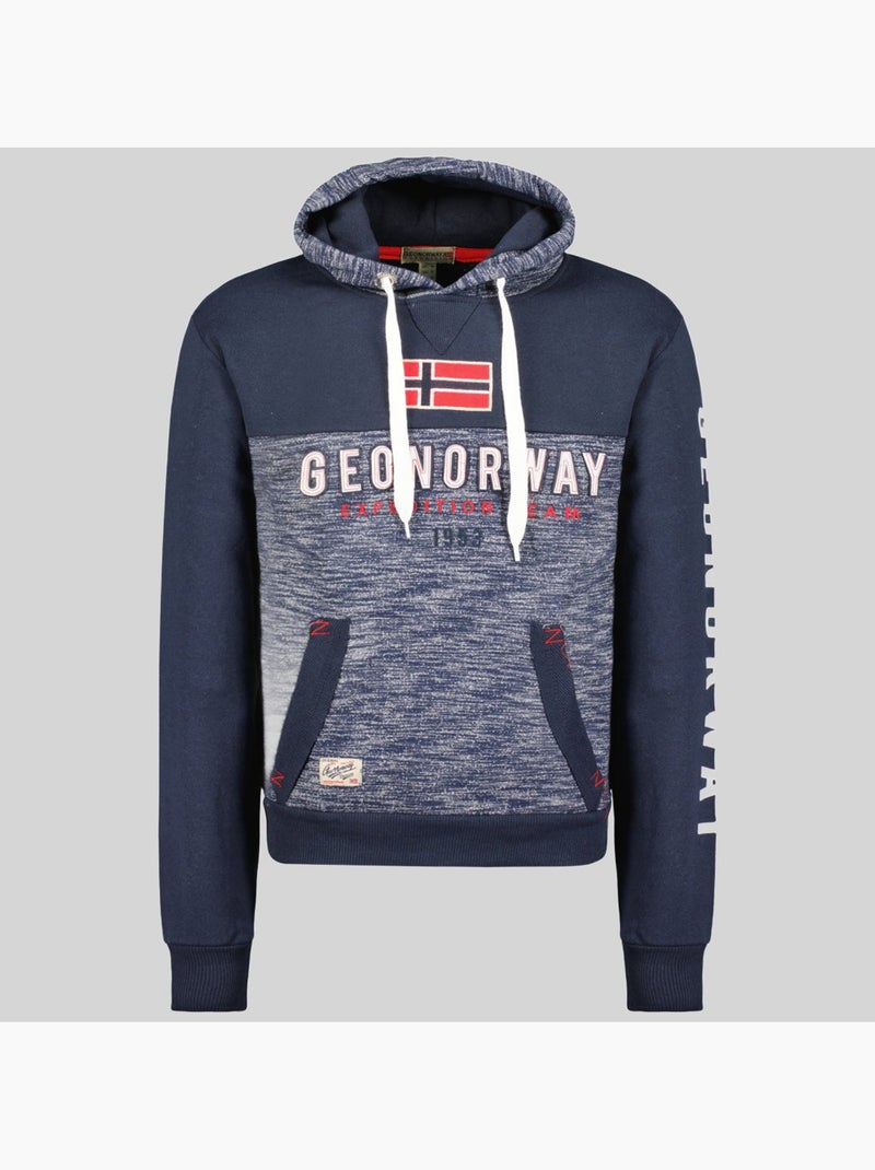 Sweat à capuche ferato – geographical norway Bleu marine - Kiabi