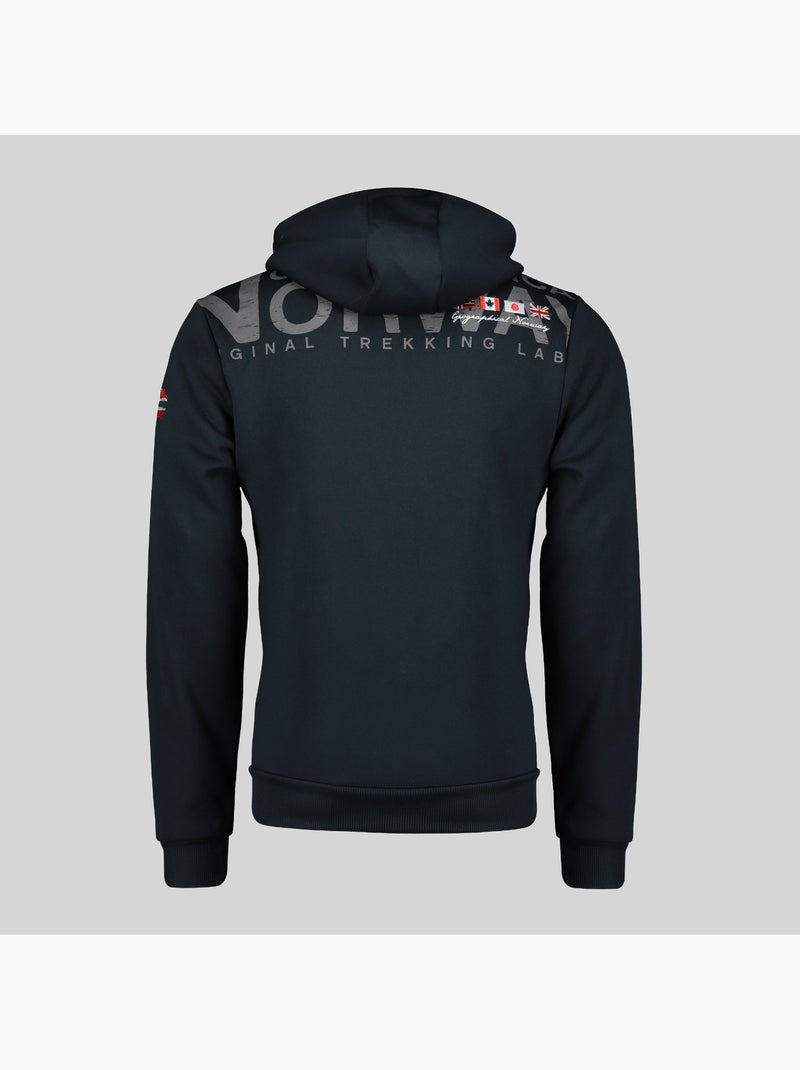 Sweat à capuche fespote – geographical norway Bleu marine - Kiabi