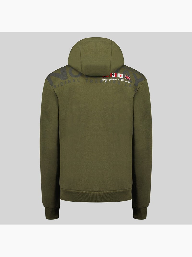 Sweat à capuche fespote – geographical norway Kaki - Kiabi