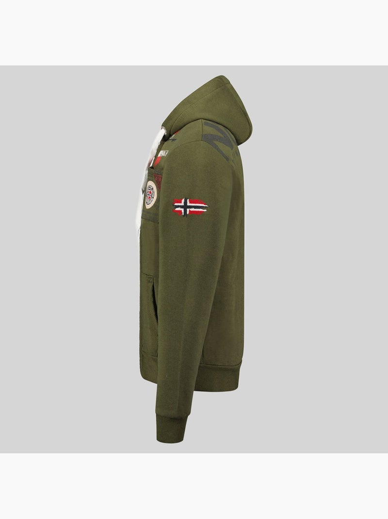 Sweat à capuche fespote – geographical norway Kaki - Kiabi