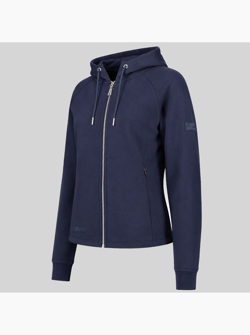 Sweat à capuche fionale hood fz – geographical norway Bleu marine - Kiabi