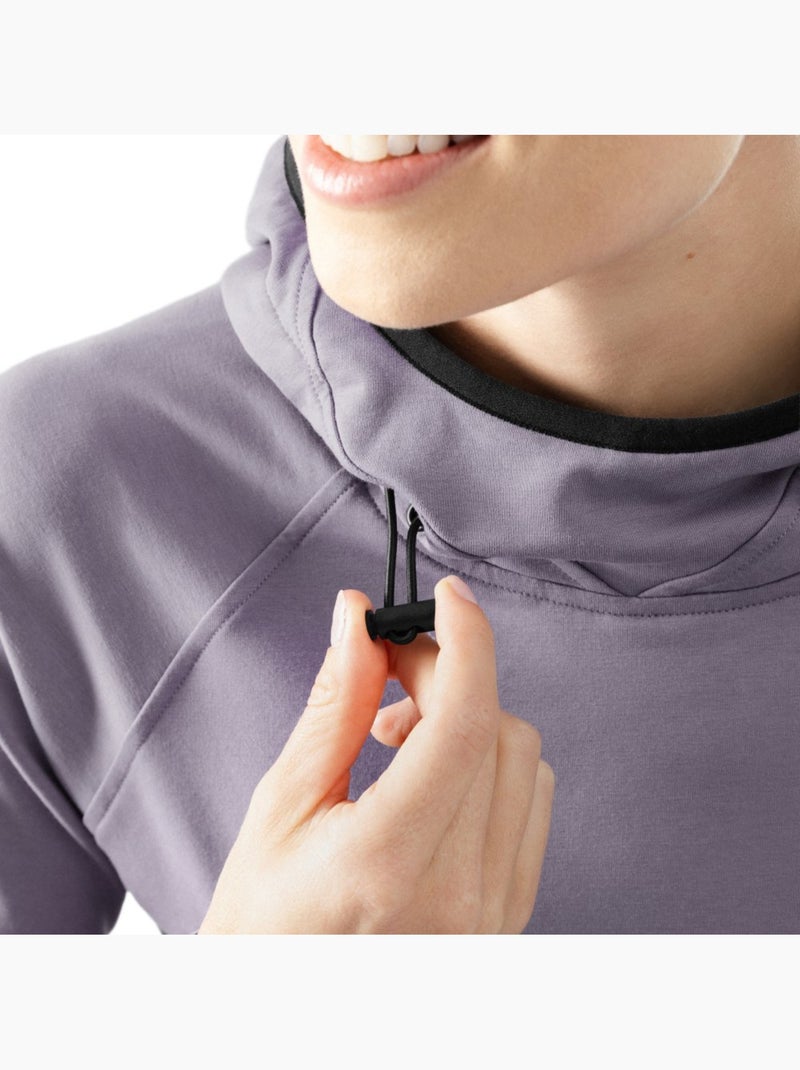 Sweat à capuche fitness femme fitness femme synergy Violet - Kiabi
