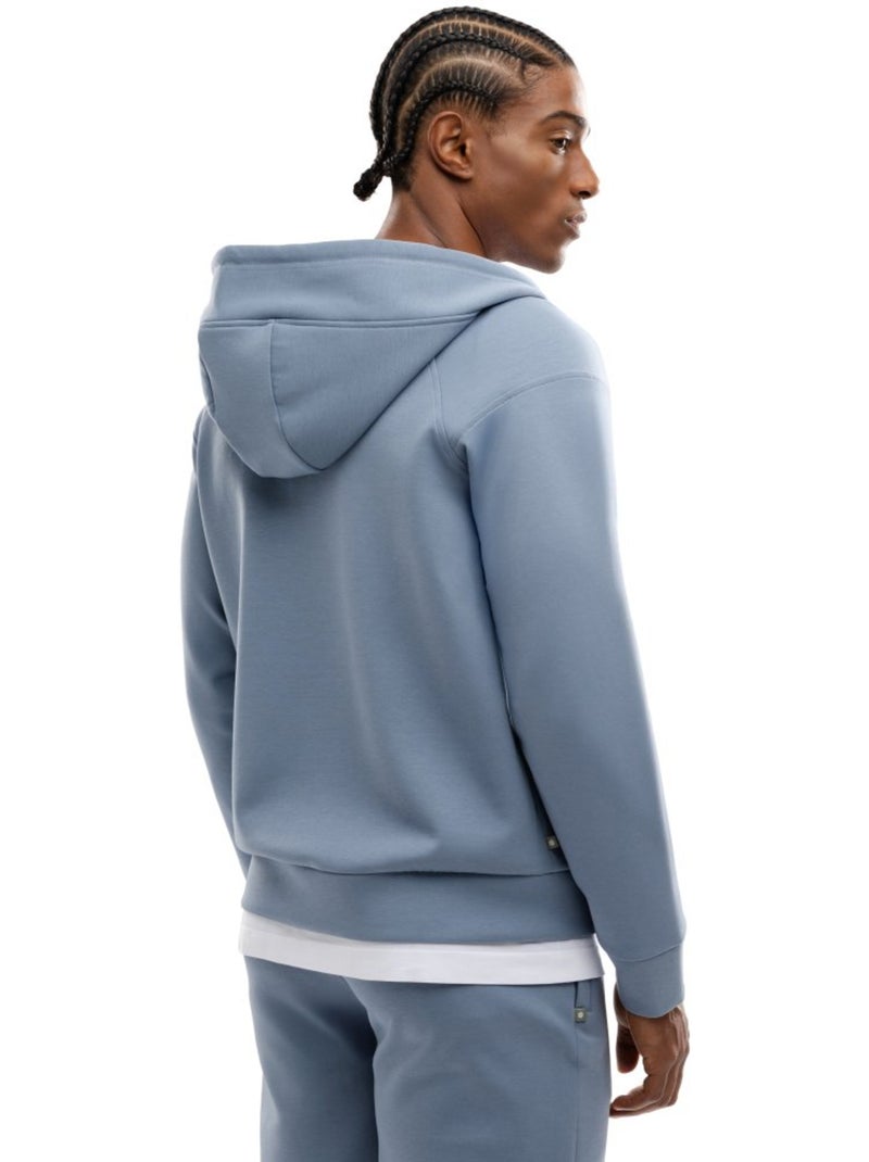 Sweat à capuche fitness zippé homme fitness homme surpass Bleu - Kiabi