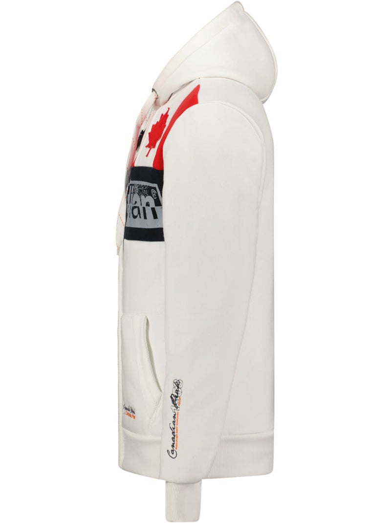Sweat à capuche flashy – canadian peak Blanc - Kiabi