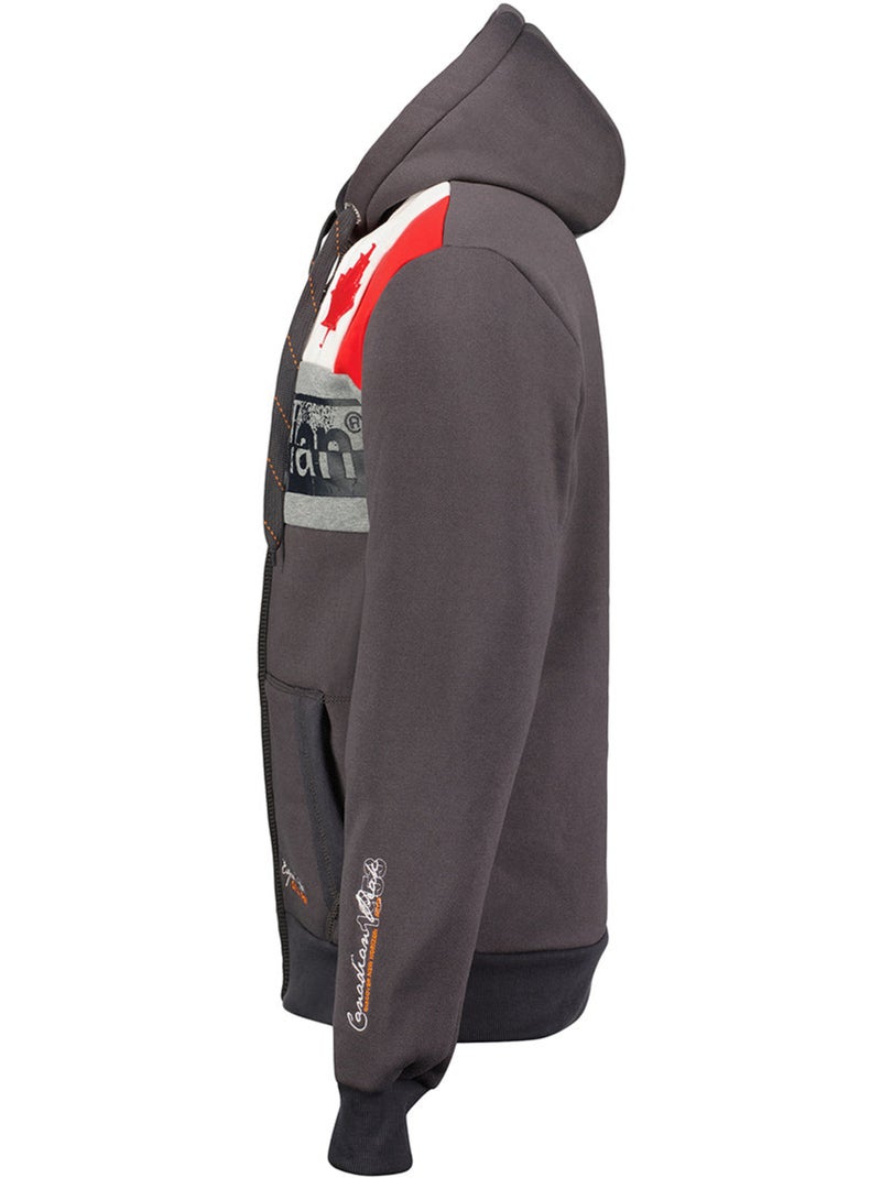 Sweat à capuche flashy – canadian peak Gris foncé - Kiabi