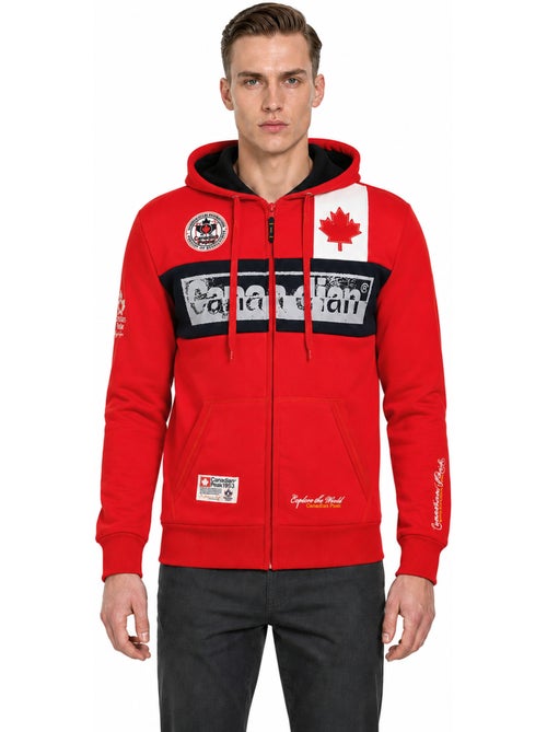 Sweat à capuche flashy – canadian peak - Kiabi Sweat à capuche flashy – canadian peak - Kiabi