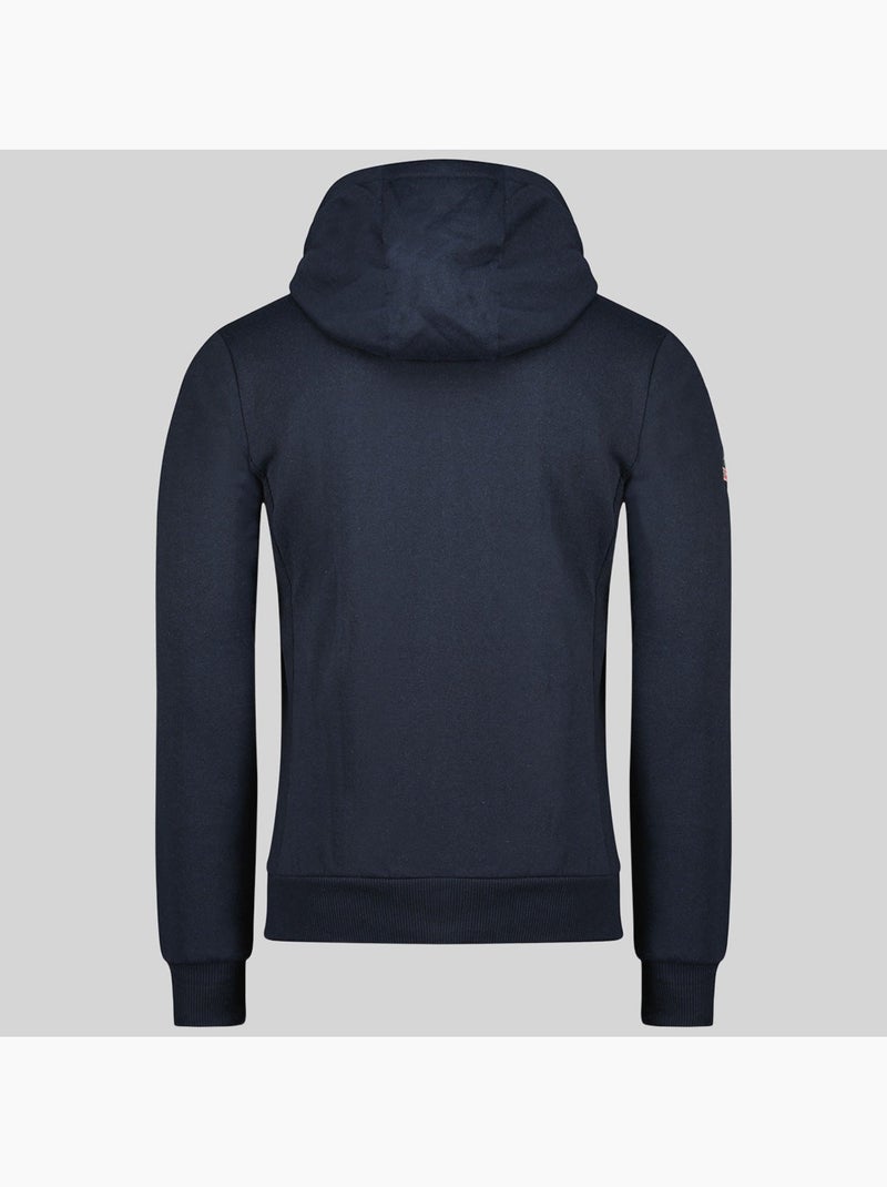 Sweat à capuche flepto – geographical norway Bleu marine - Kiabi