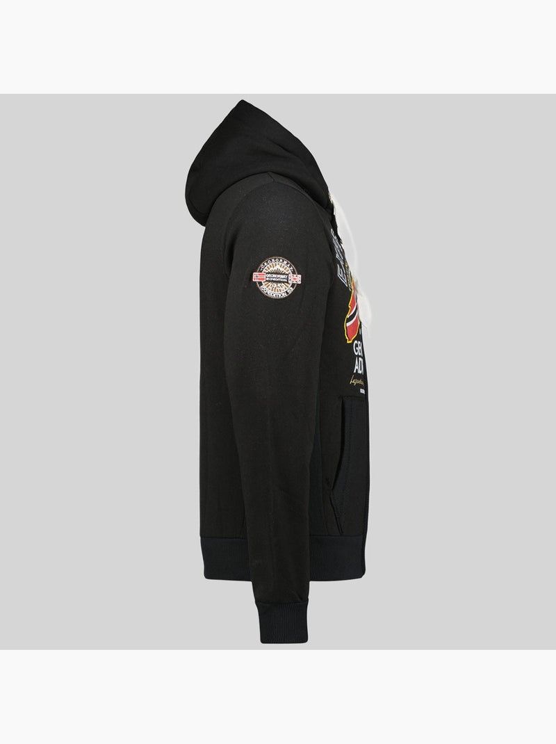 Sweat à capuche flepto – geographical norway Noir - Kiabi