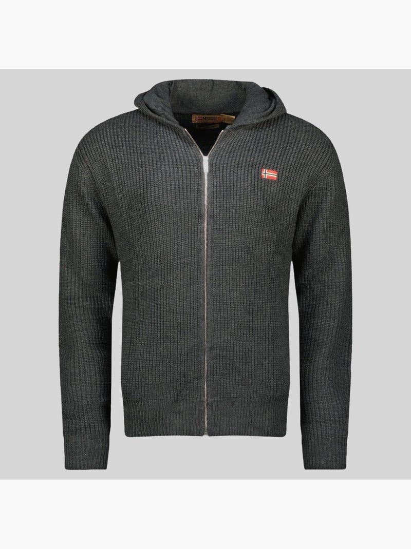 Sweat à capuche flexibus – geographical norway Gris foncé - Kiabi