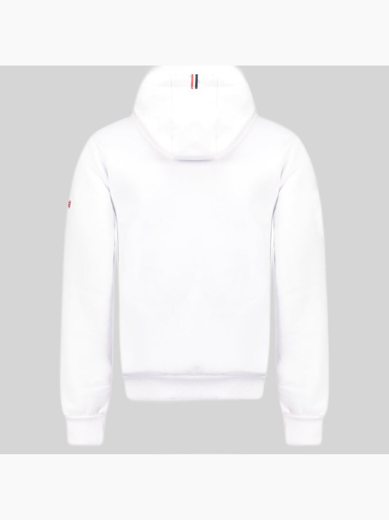Sweat à capuche fogora – geographical norway Blanc - Kiabi