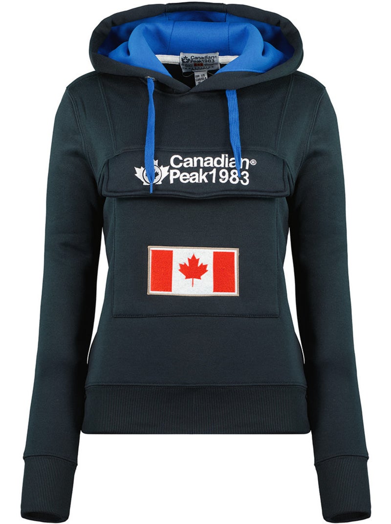 Sweat à capuche gadreak – canadian peak Bleu marine - Kiabi