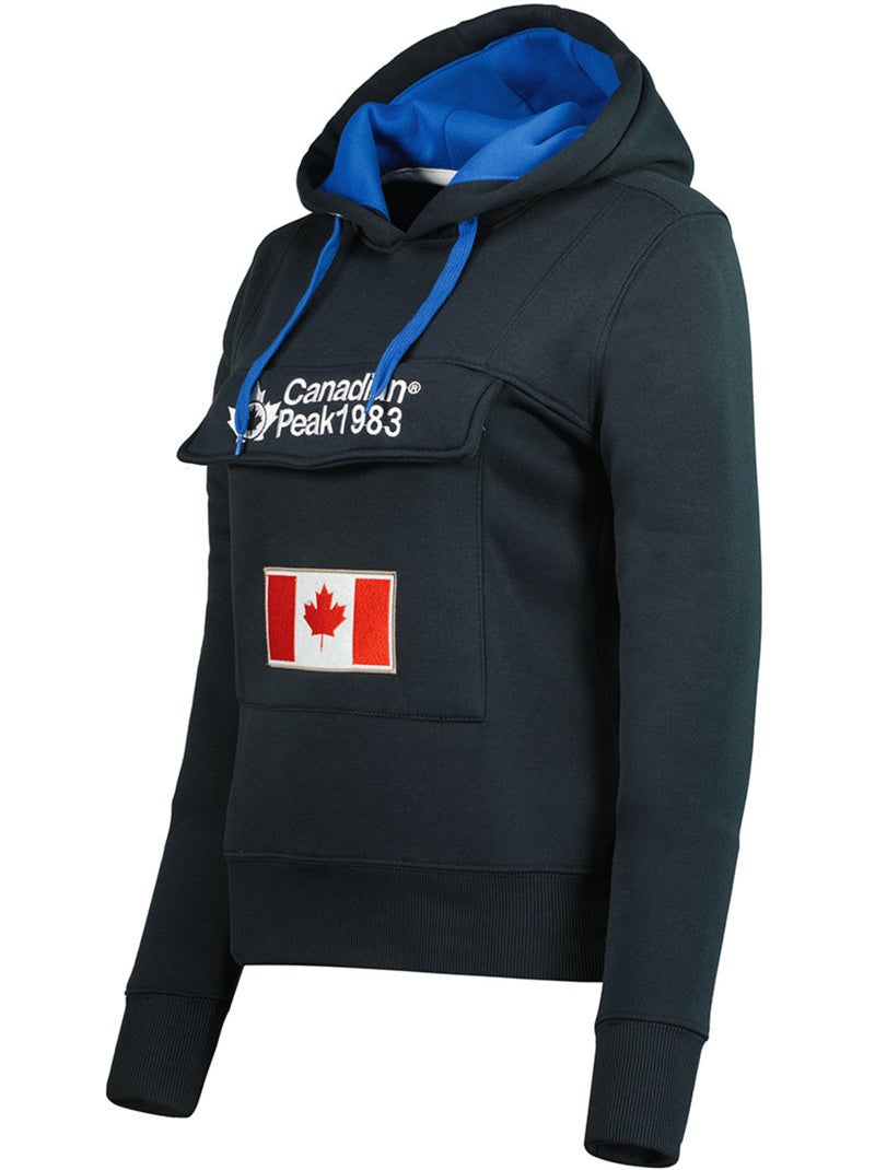 Sweat à capuche gadreak – canadian peak Bleu marine - Kiabi