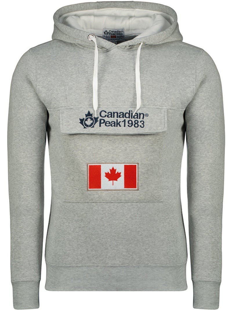 Sweat à capuche gadreak – canadian peak Gris clair - Kiabi