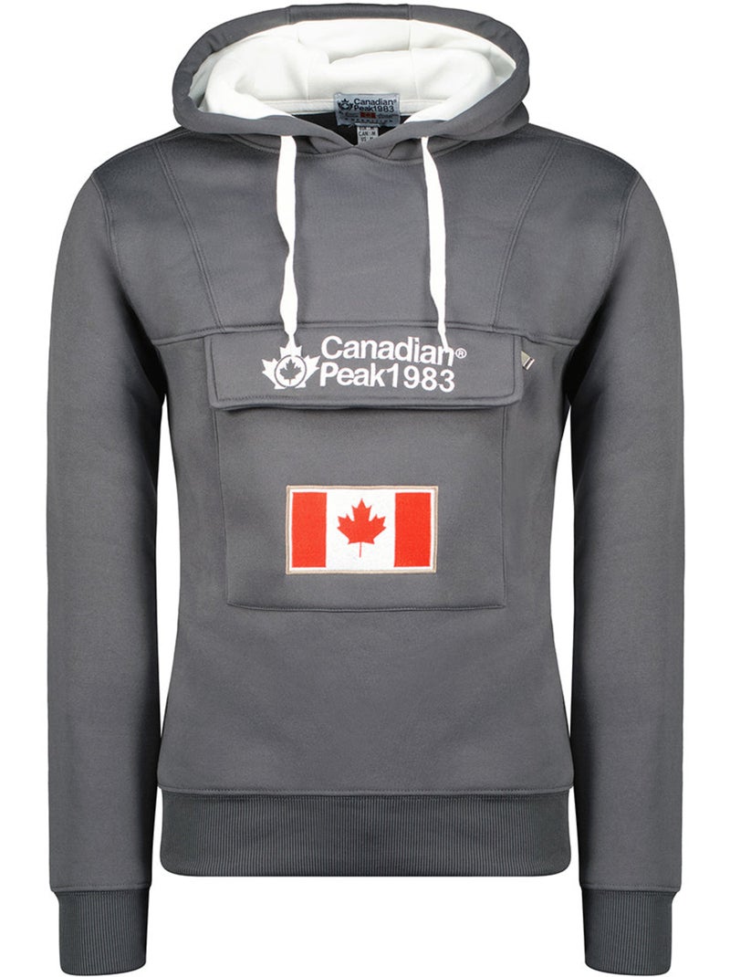 Sweat à capuche gadreak – canadian peak Gris foncé - Kiabi