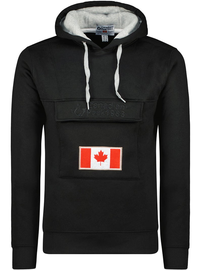 Sweat à capuche gadreak – canadian peak Noir - Kiabi