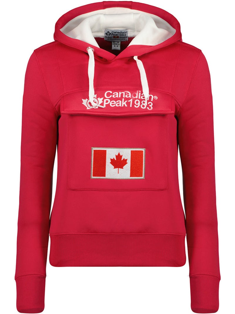 Sweat à capuche gadreak – canadian peak Rose fluo - Kiabi