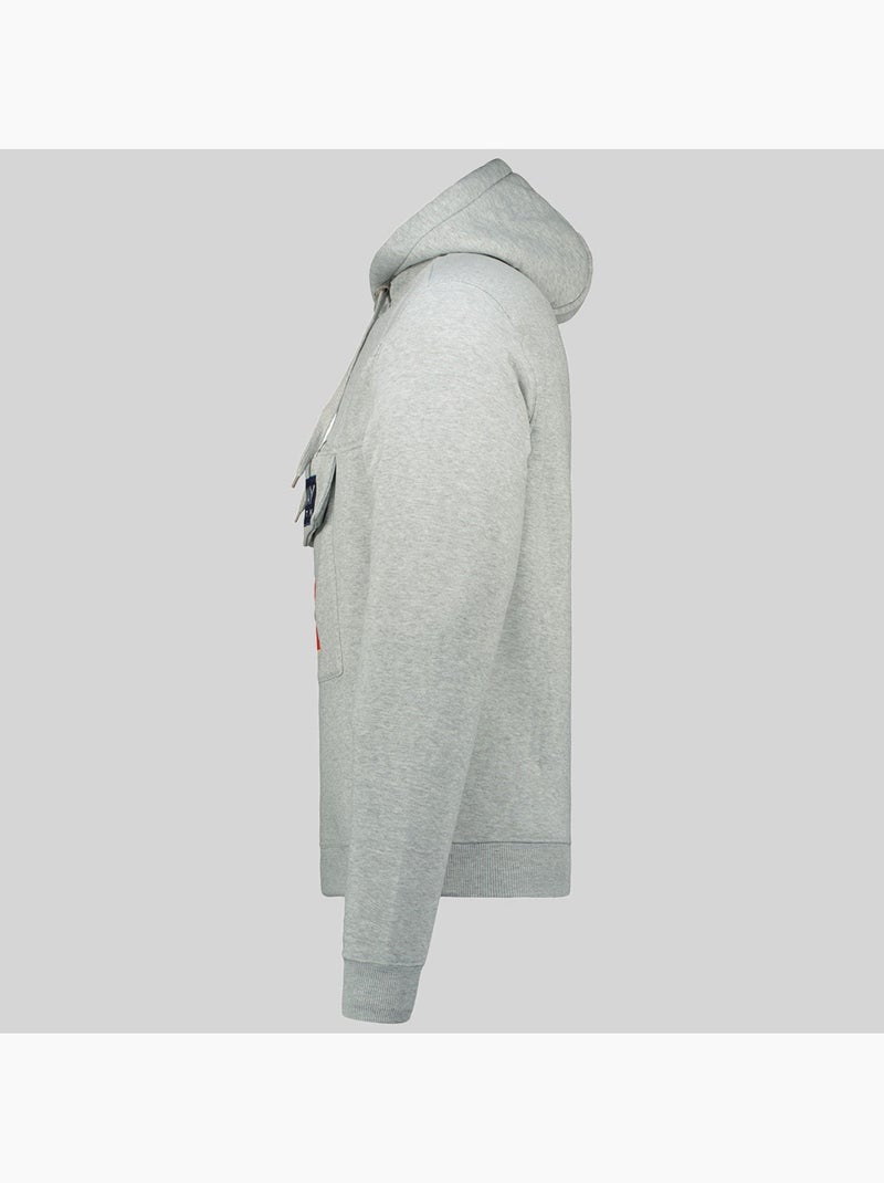 Sweat à capuche gadrien – geographical norway Gris clair - Kiabi