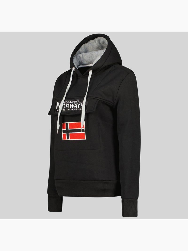 Sweat à capuche gadrien – geographical norway Noir - Kiabi