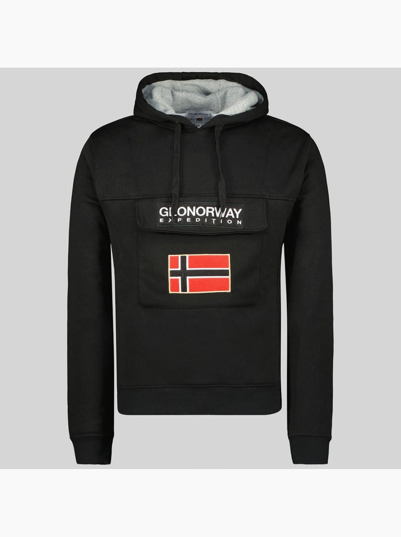 Sweat à capuche gadrien – geographical norway Noir - Kiabi