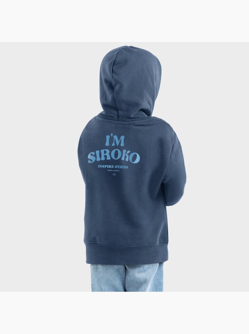 Sweat à capuche garçon lifestyle enfants band Bleu - Kiabi