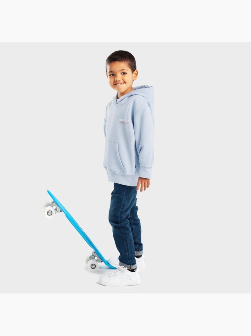Sweat à capuche garçon lifestyle enfants twilight Bleu - Kiabi