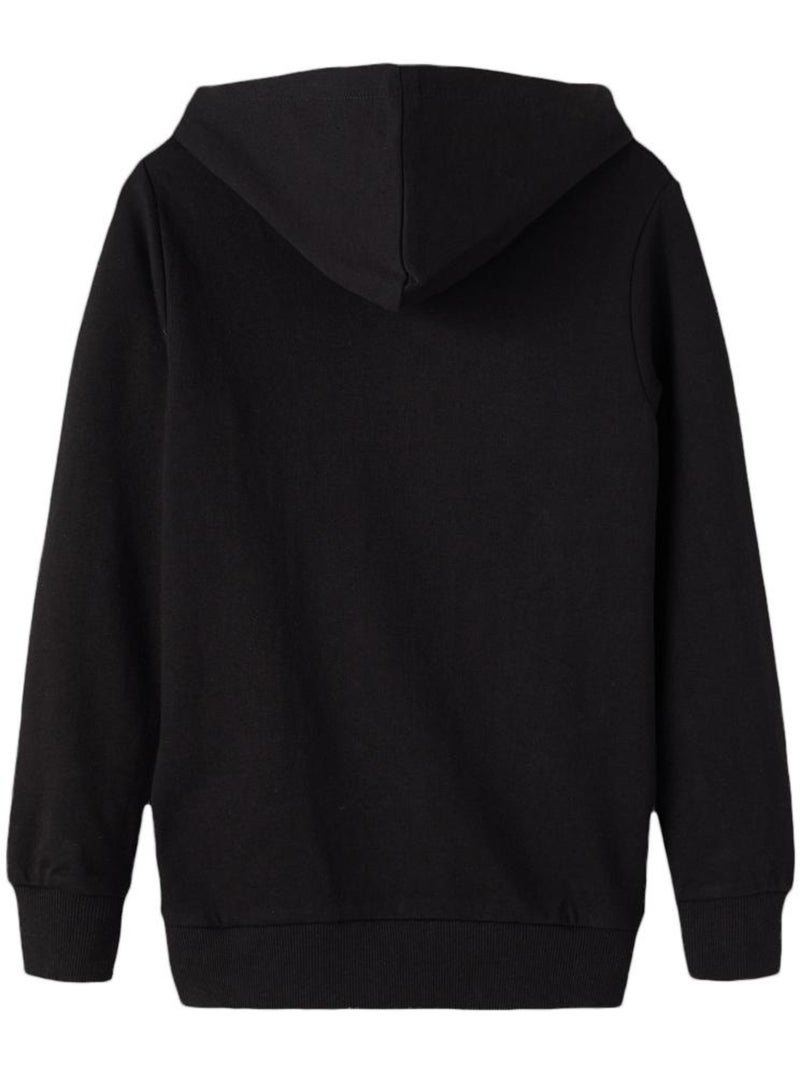 Sweat à Capuche Garçon Name It Noir - Kiabi