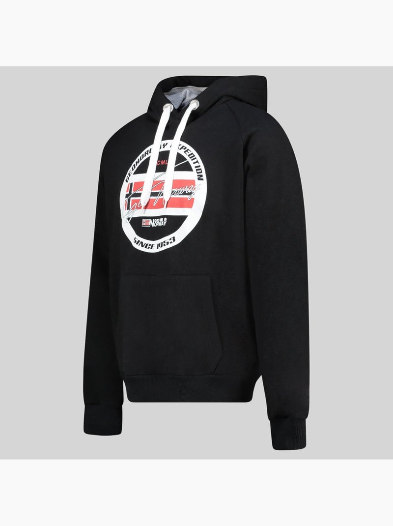 Sweat à capuche garis – geographical norway Noir - Kiabi