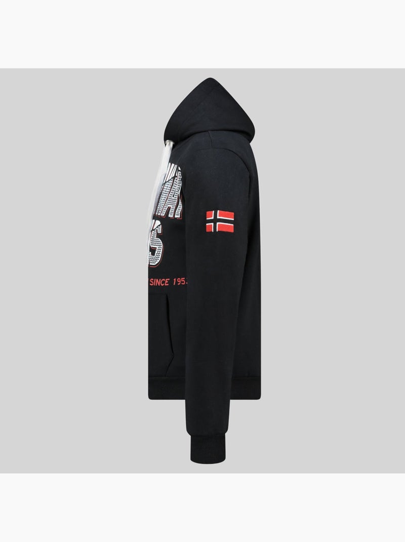 Sweat à capuche gasper – geographical norway Noir - Kiabi