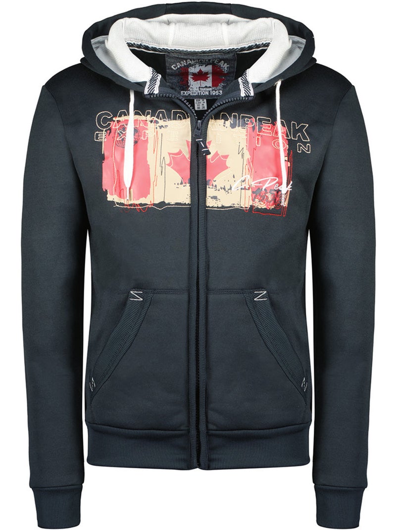 Sweat à capuche gayteak – canadian peak Bleu marine - Kiabi