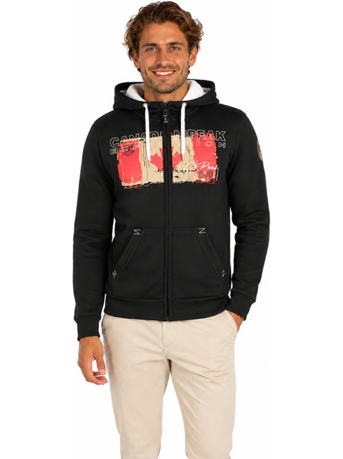 Sweat à capuche gayteak – canadian peak - Kiabi