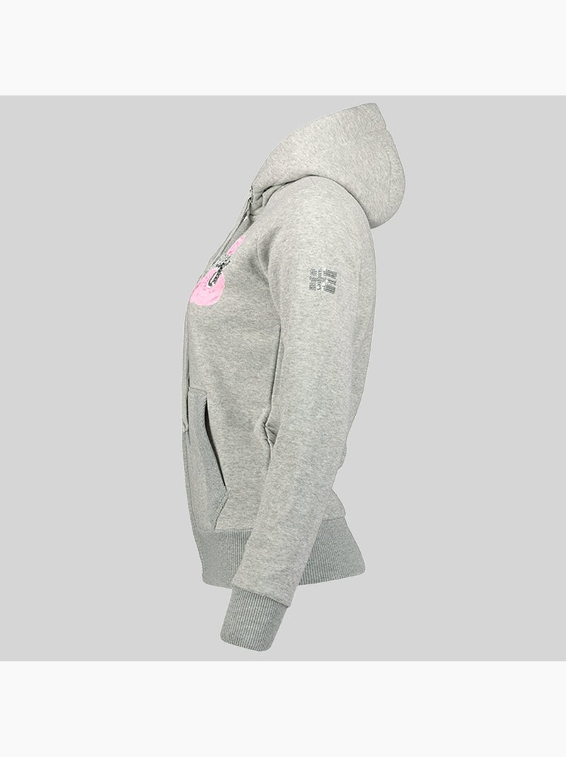 Sweat à capuche gelphine – geographical norway Gris clair - Kiabi