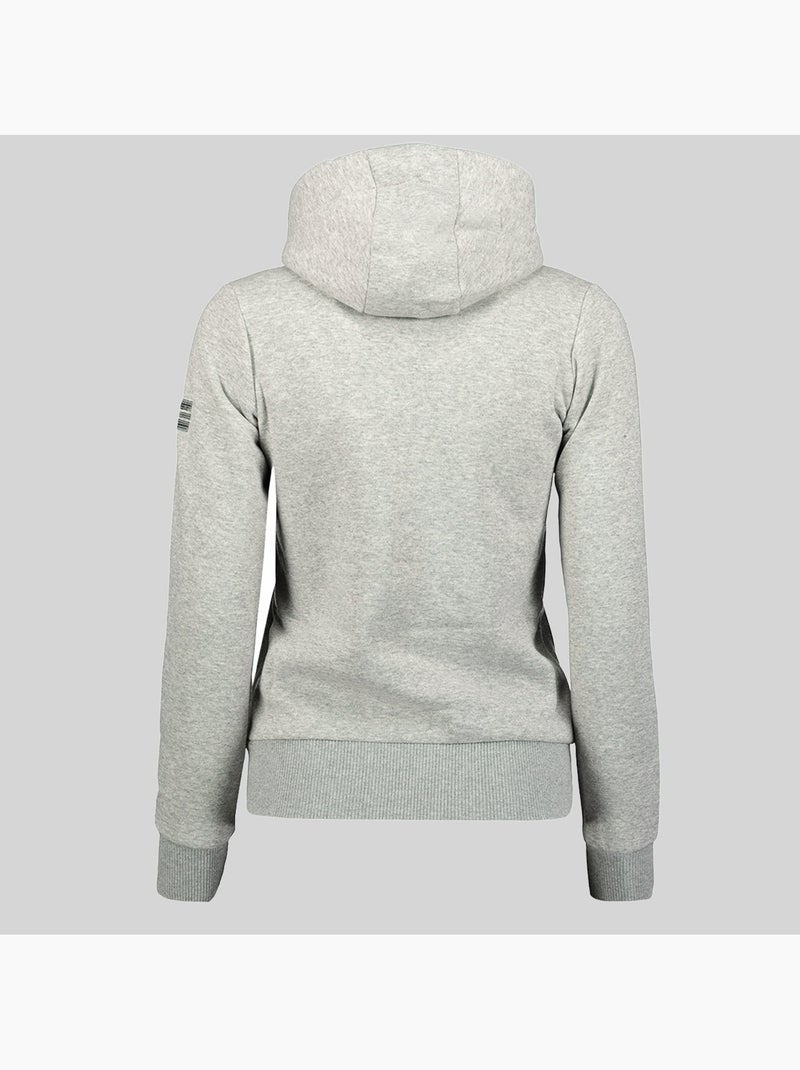 Sweat à capuche gelphine – geographical norway Gris clair - Kiabi