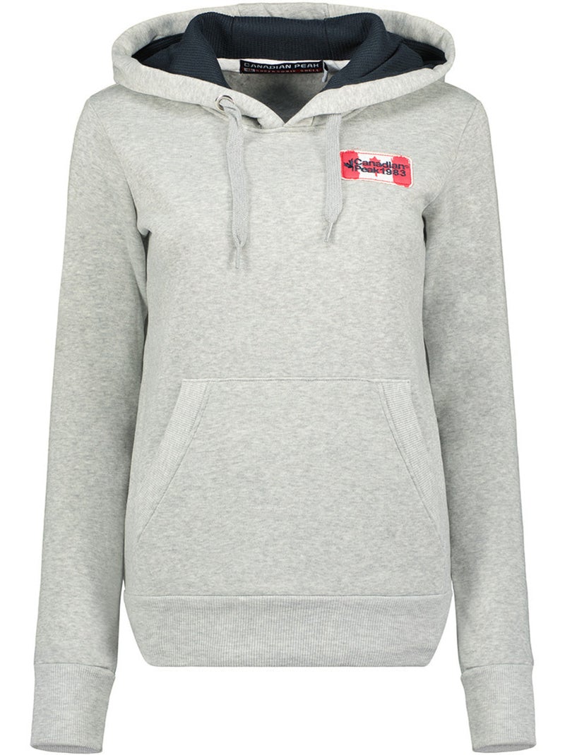 Sweat à capuche genifeak – canadian peak Gris clair - Kiabi