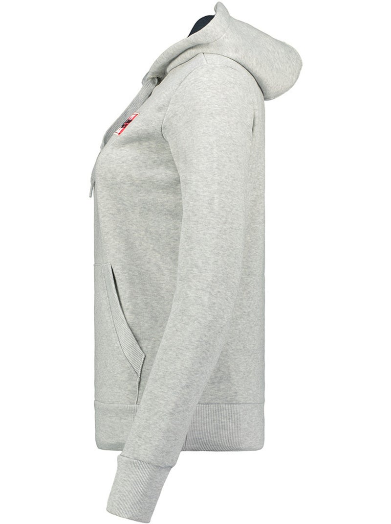 Sweat à capuche genifeak – canadian peak Gris clair - Kiabi
