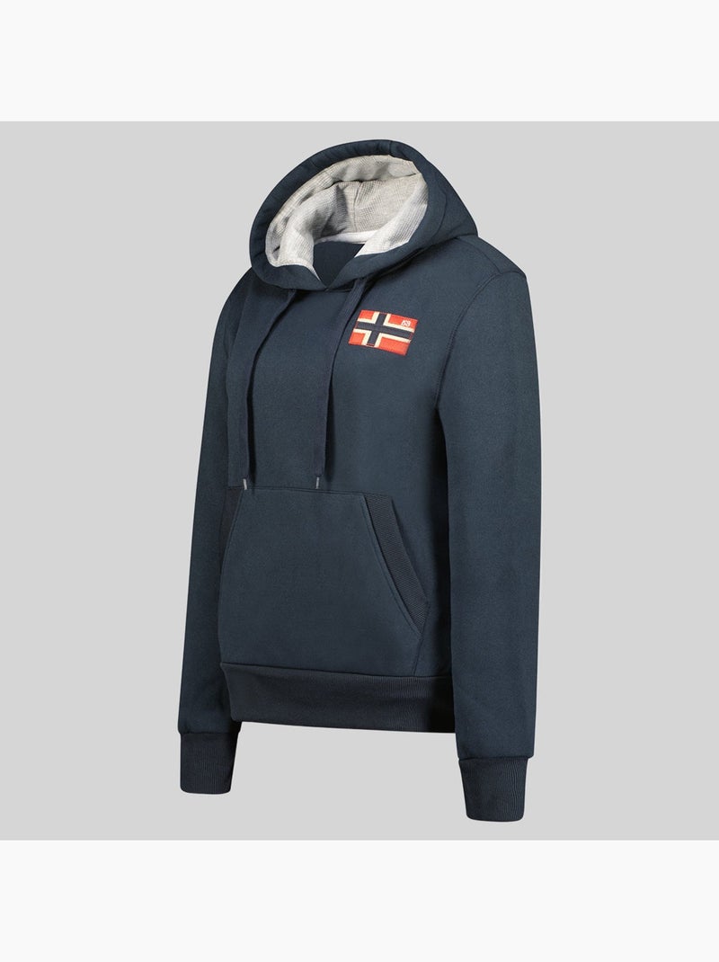 Sweat à capuche genifer – geographical norway Bleu marine - Kiabi
