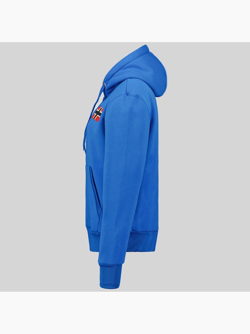 Sweat à capuche genifer – geographical norway Bleu roi - Kiabi