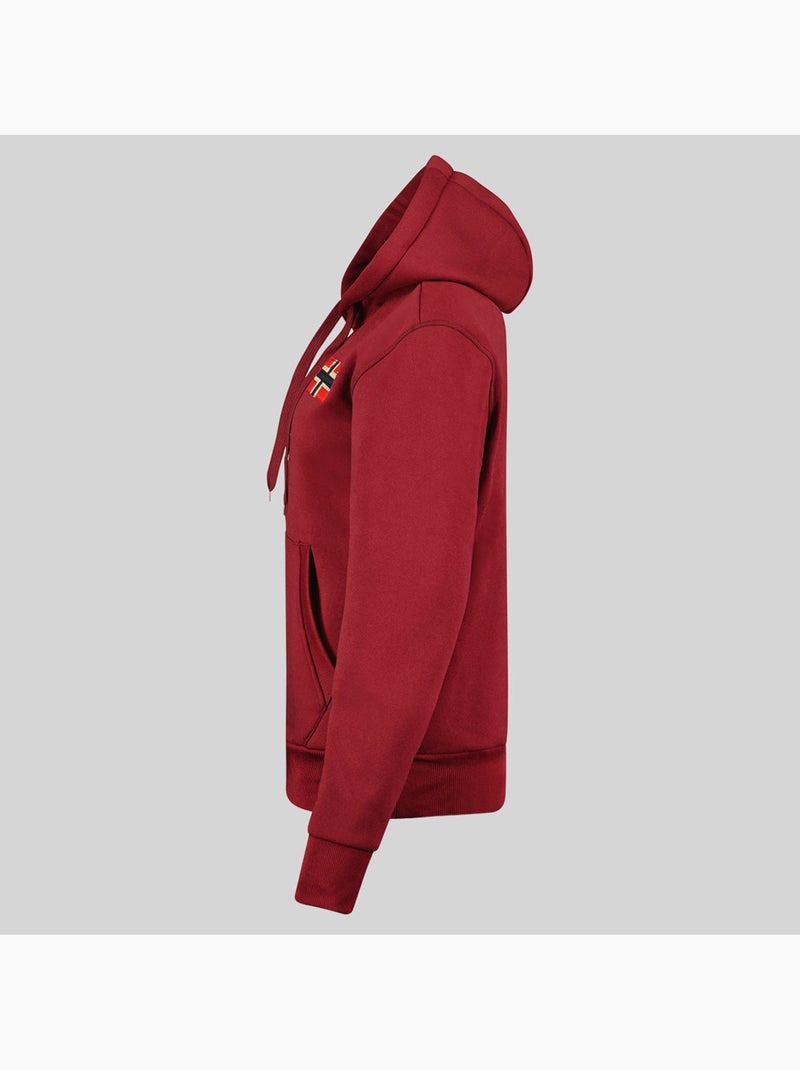 Sweat à capuche genifer – geographical norway Bordeaux - Kiabi