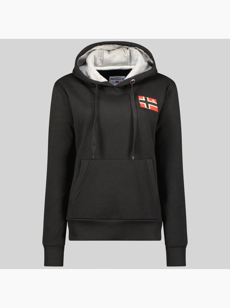 Sweat à capuche genifer – geographical norway Noir - Kiabi
