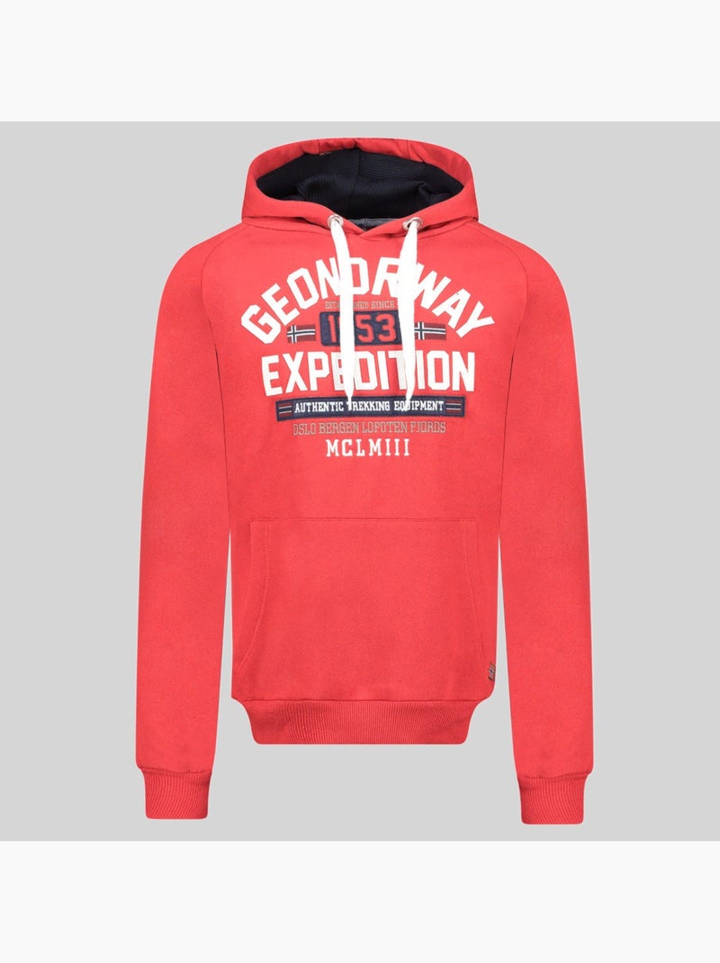 Sweat à capuche germanito – geographical norway Rouge - Kiabi